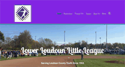 Desktop Screenshot of llbaseball.org